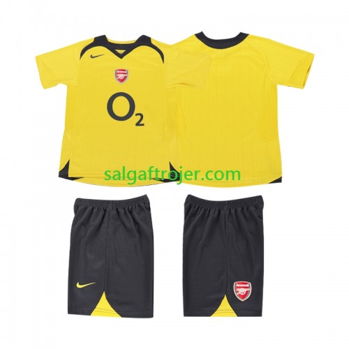 Arsenal 2006 Fodboldtrøjer Børn Retro Udebanesæt 2005 Kort ærmer Arsenal 2006 Fodboldtrøjer Børn Retro Udebanesæt 2005 Kort ærmer